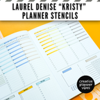 Laurel Denise "Kristy" Planner Stencils image 15