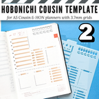 Hobonichi Cousin Full Page Templates image 4