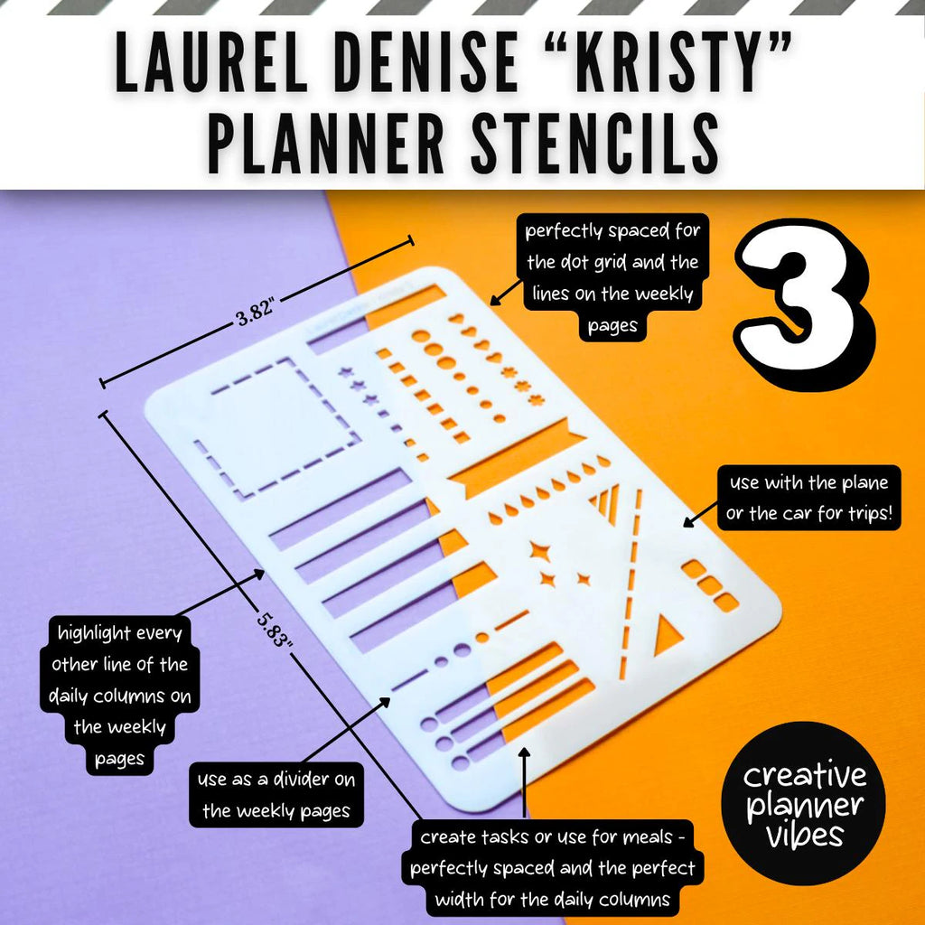 Laurel Denise "Kristy" Planner Stencils image 8