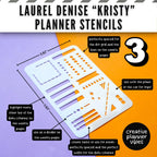 Laurel Denise "Kristy" Planner Stencils image 8