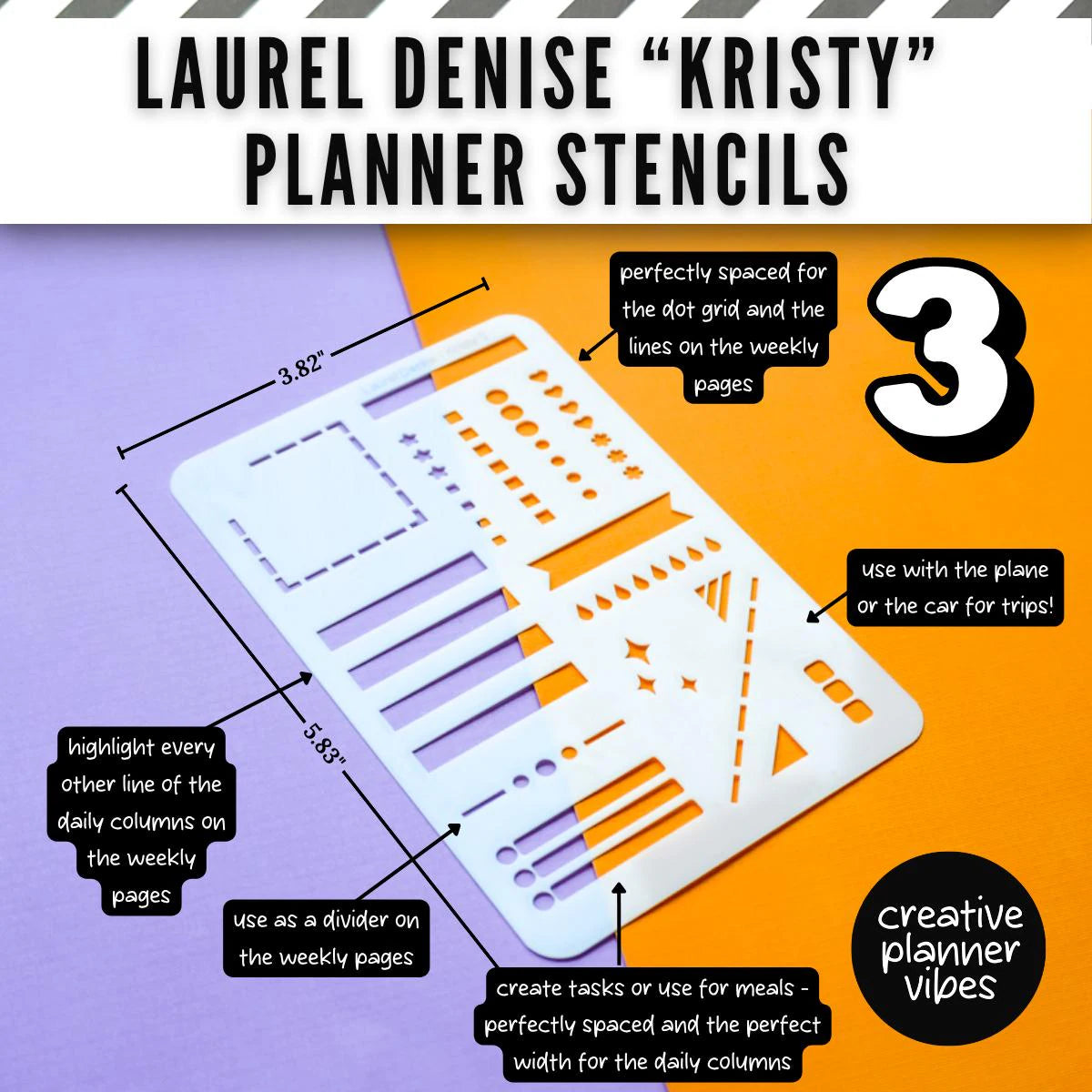 Laurel Denise "Kristy" Planner Stencils image 8