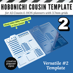Hobonichi Cousin Full Page Templates image