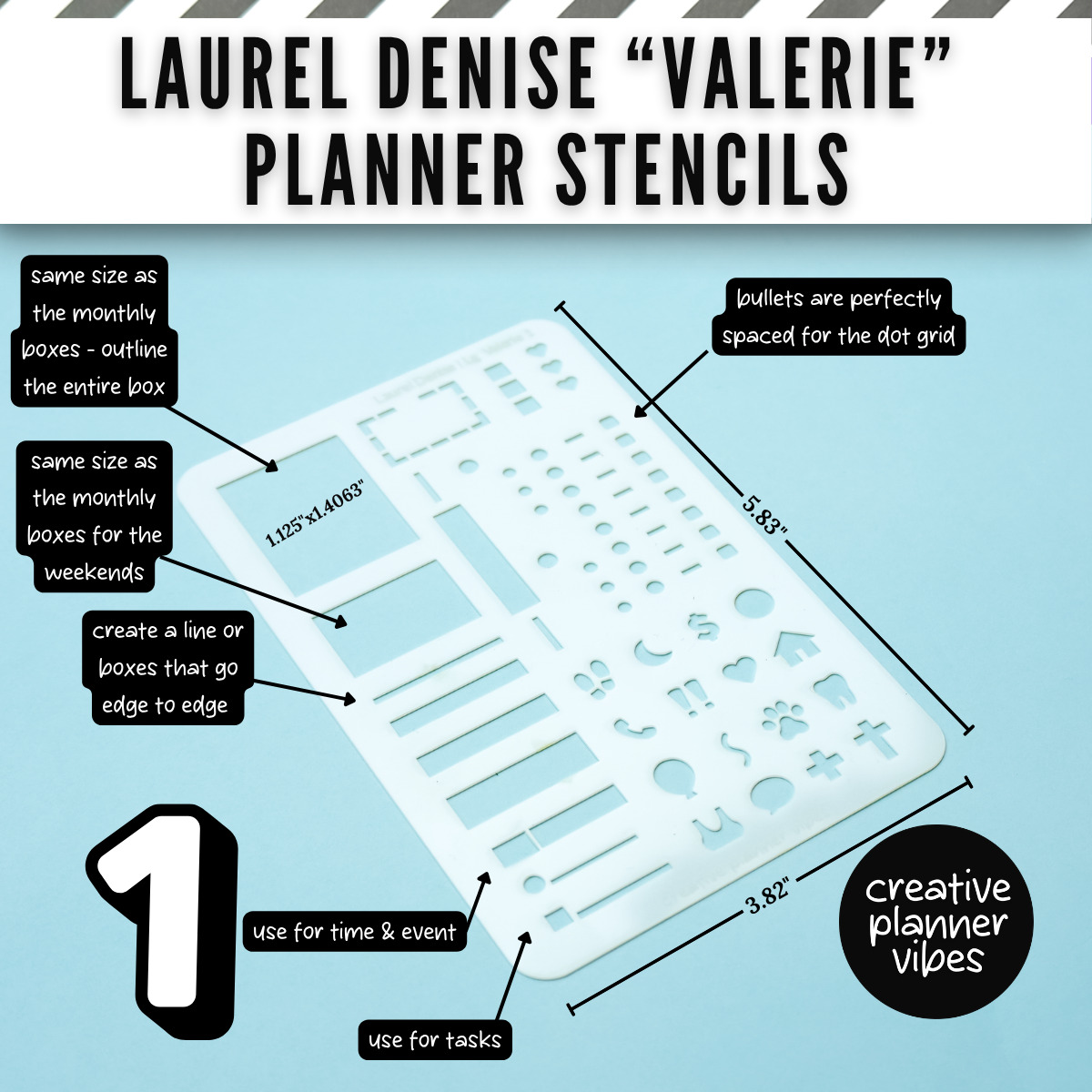 Laurel Denise "Valerie" Planner Stencils image 10