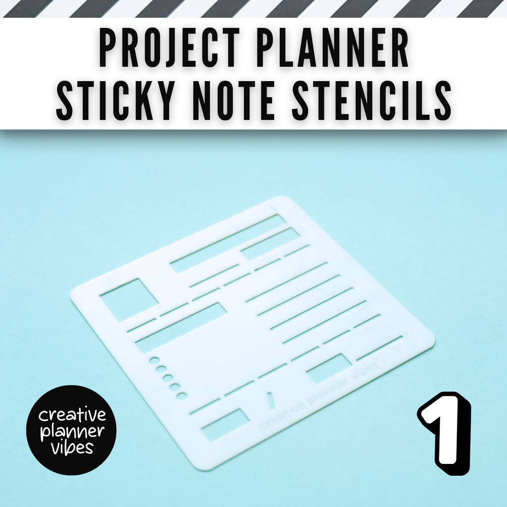 Project Planner Stencils 3"x3" | Pack of 4 | Kanban & Project Management image 10