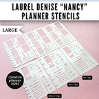 Laurel Denise "Nancy" Stencils image 6