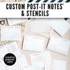 Custom Post-it Notes® & Coordinating Stencils | 4" x 3" image 18