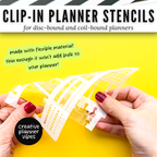 Clip-in Planner Stencils image 1