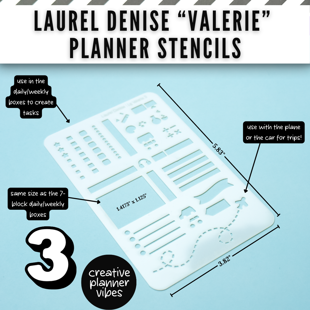 Laurel Denise "Valerie" Planner Stencils image 14