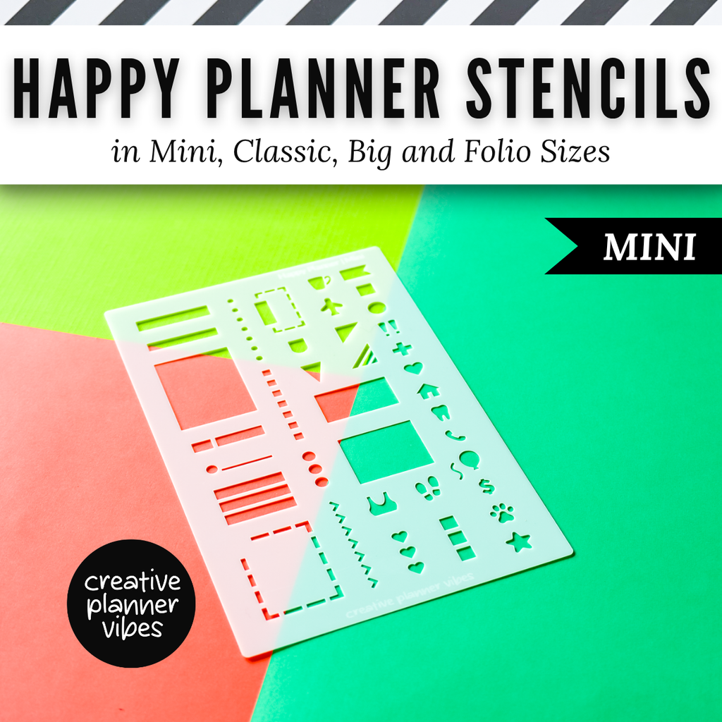 Happy Planner Stencils in Mini, Classic, Big, and Folio Sizes image 3