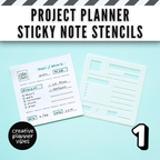 Project Planner Stencils 3"x3" | Pack of 4 | Kanban & Project Management image 7