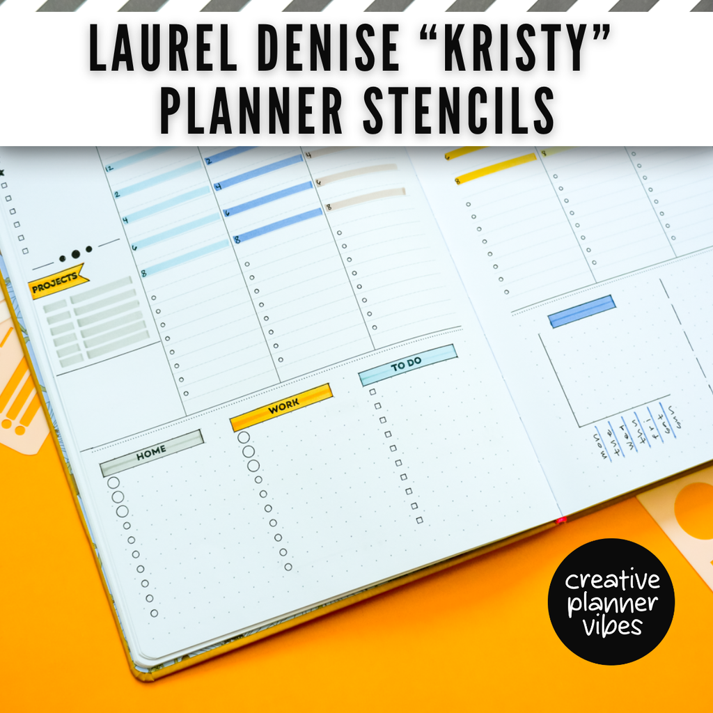 Laurel Denise "Kristy" Planner Stencils image 13