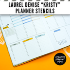 Laurel Denise "Kristy" Planner Stencils image 13