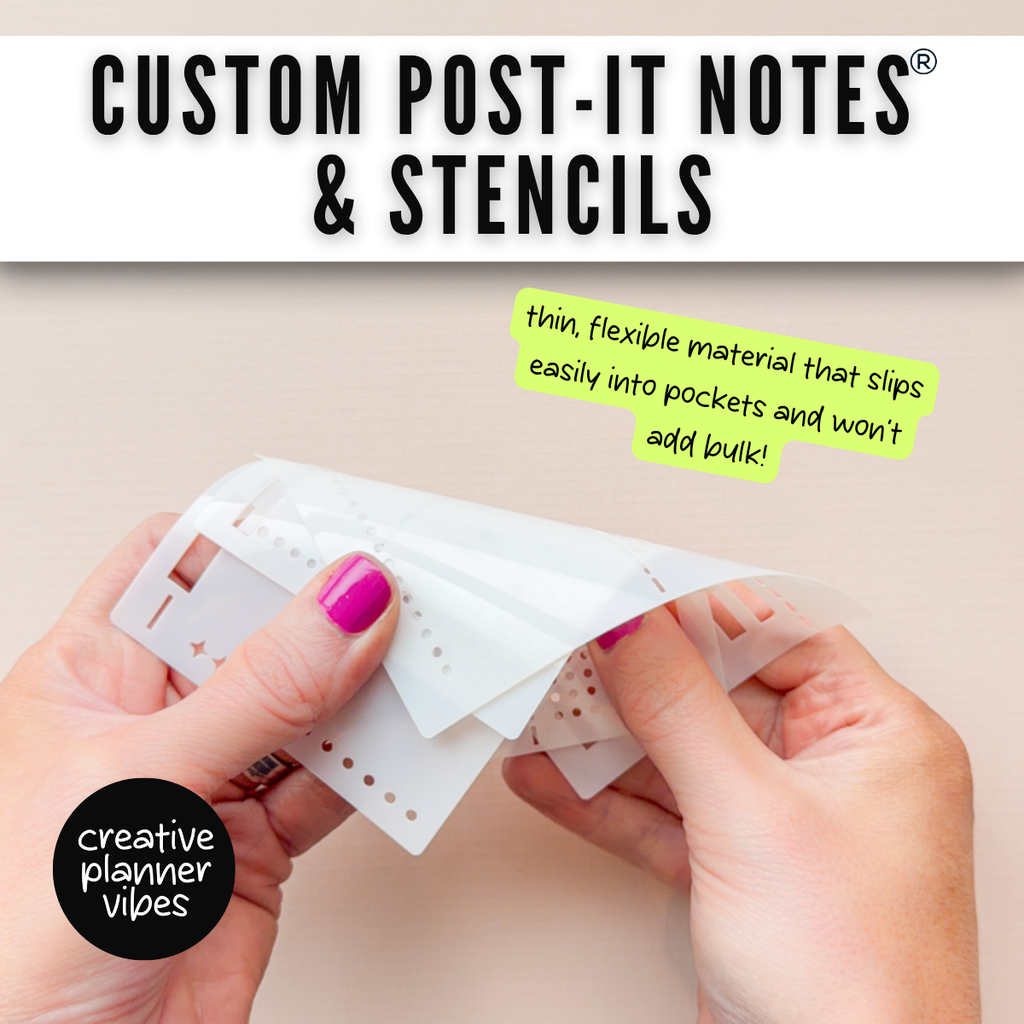 Custom Post-it Notes® & Coordinating Stencils | 4" x 3" image 15
